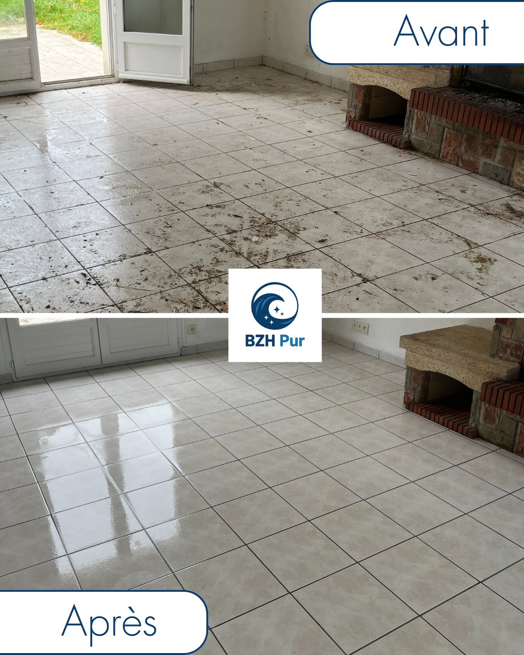 Avant après d'une maison debarras et nettoyage extreme concarneau bzh pur